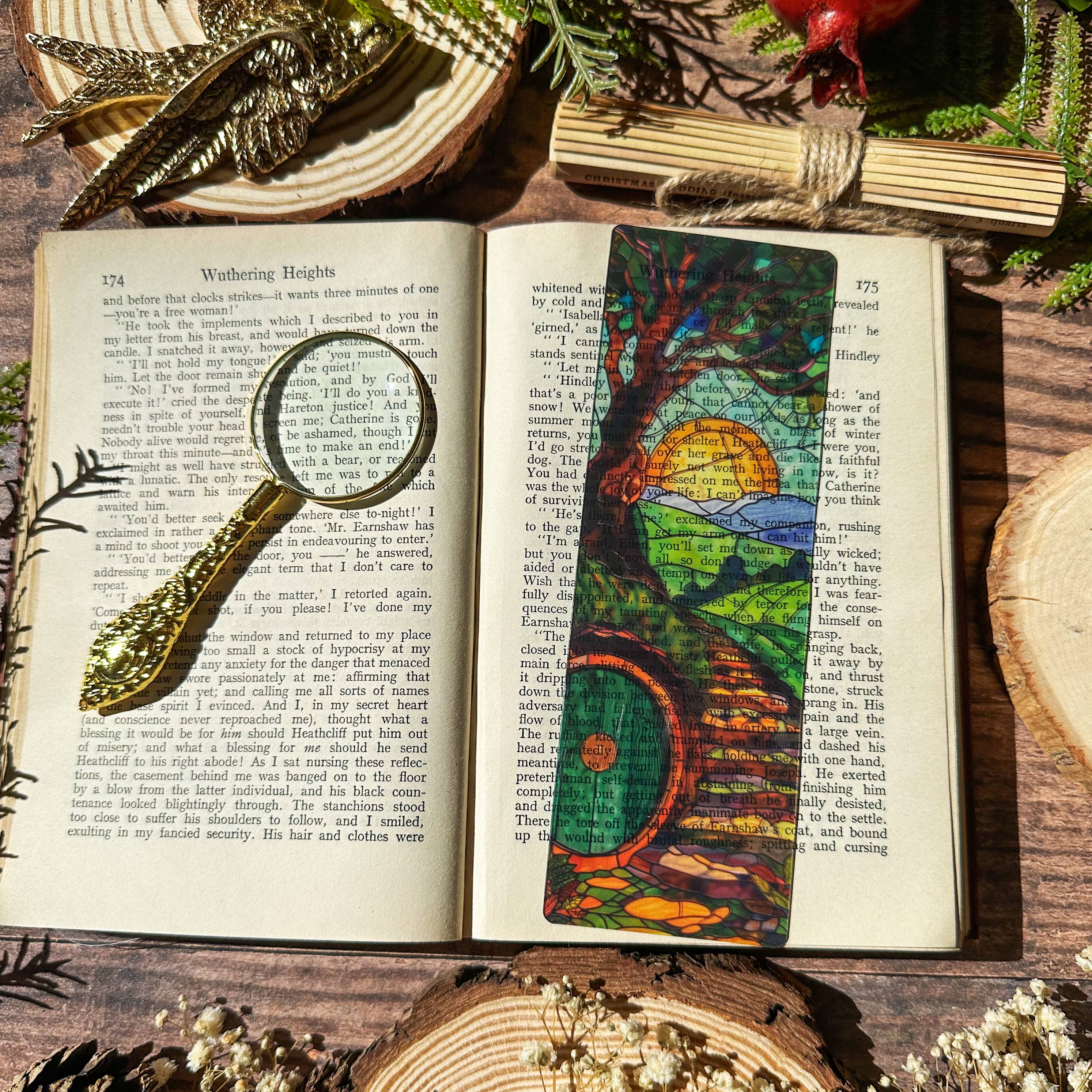 Shire Door Stained Glass Bookmarks