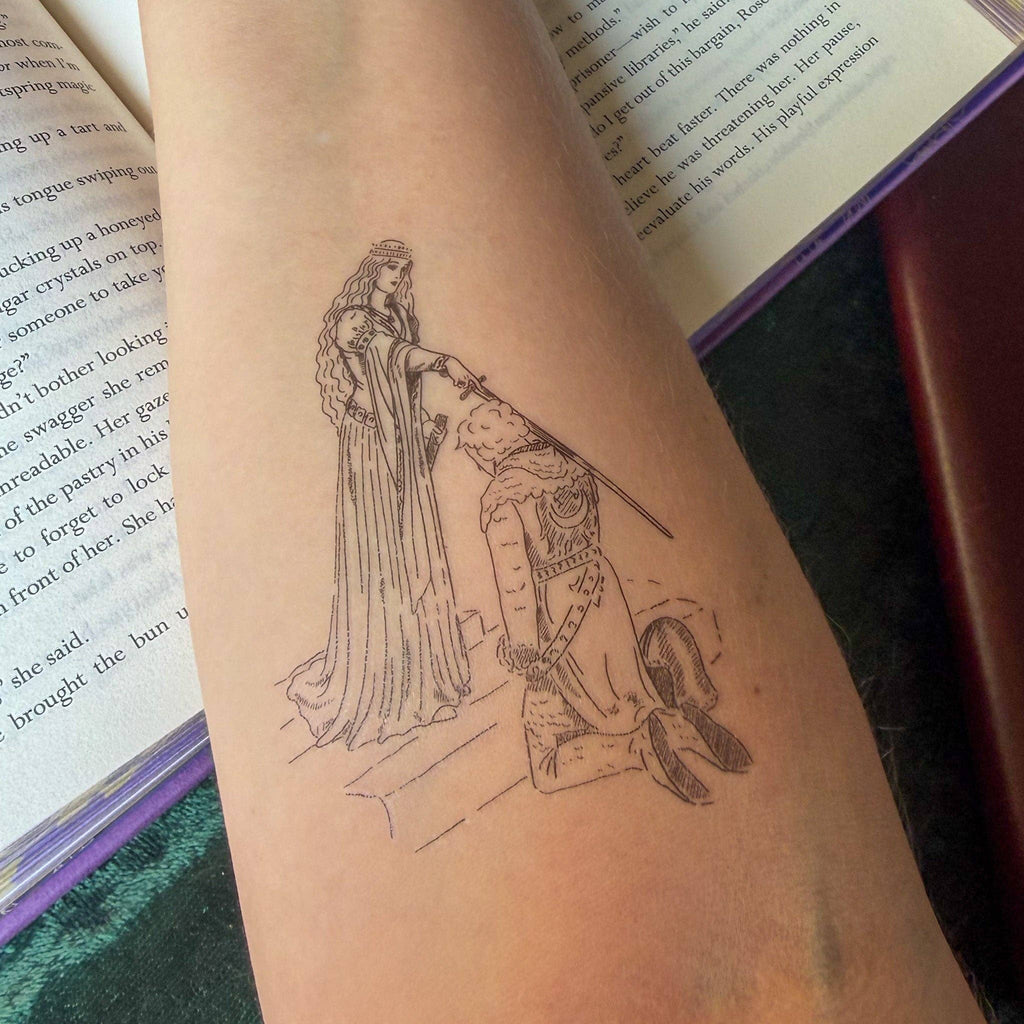 Yearning Temporary Tattoo Bookish Gift Renaissance Romance