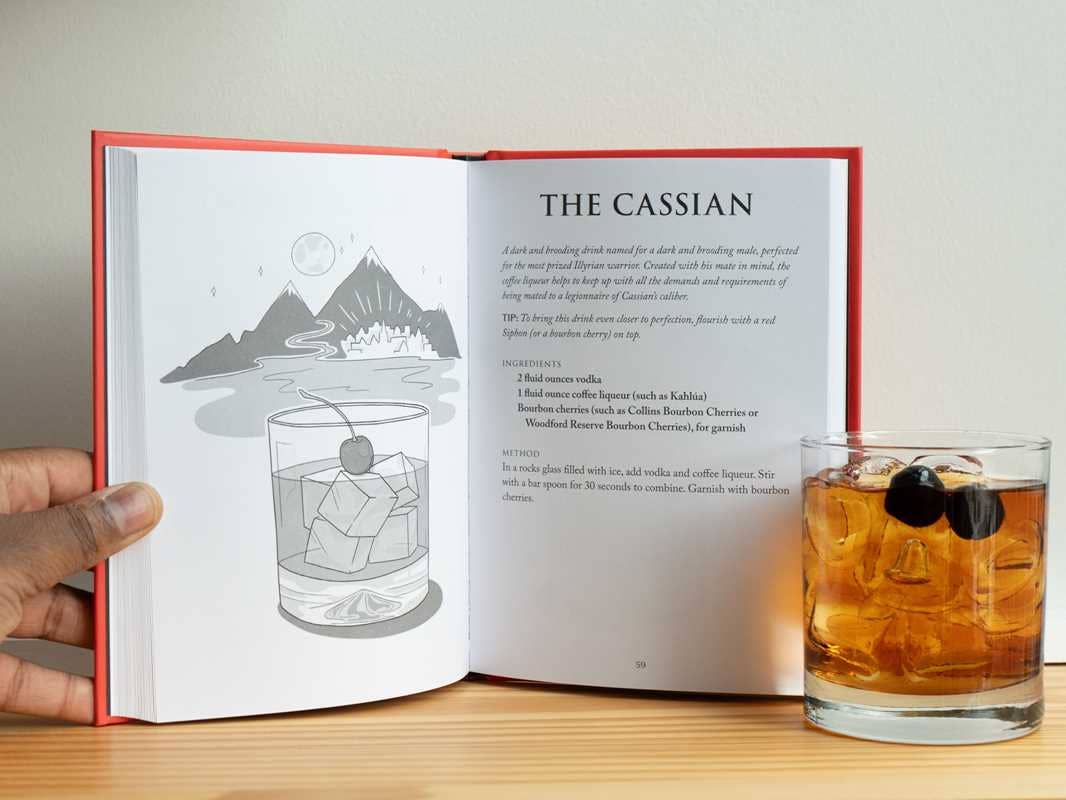 Unofficial A Court of Thorns and Roses Cocktail Book by J.  Becker