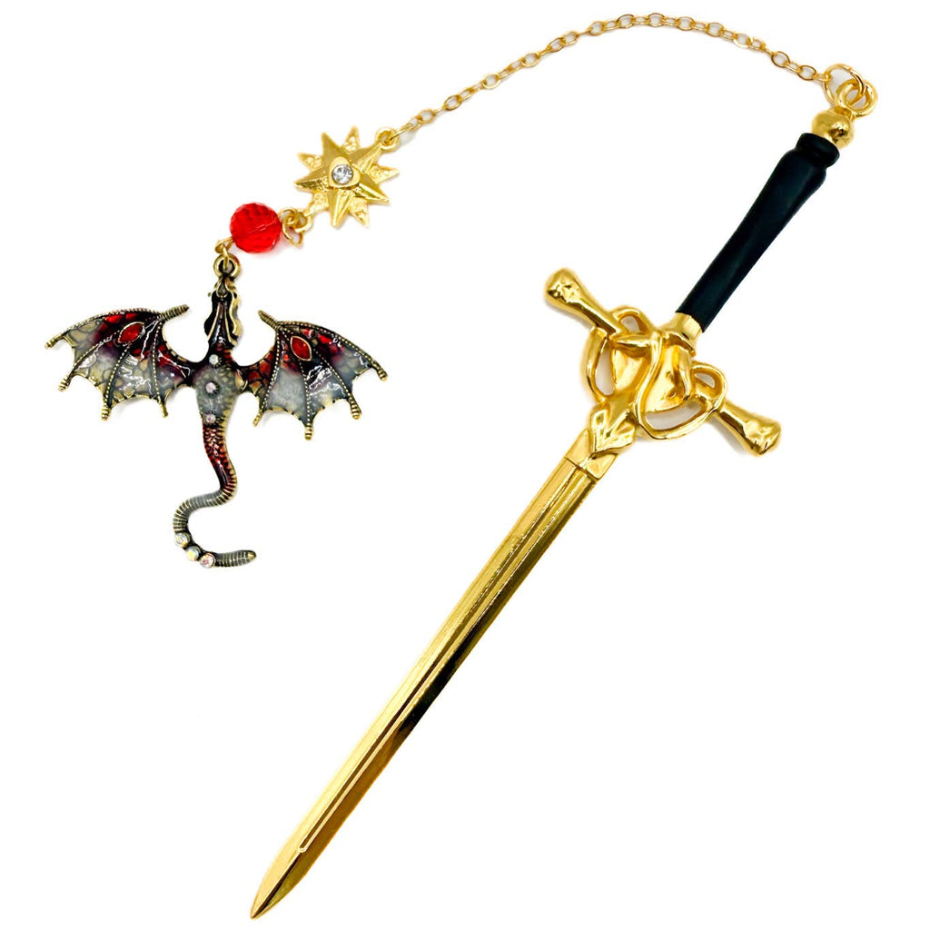 Mystical Dragon Sword Hair Pin