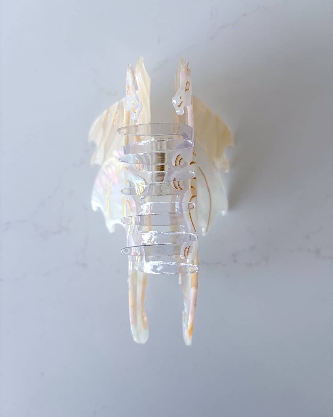Dragon Hair Claw Clip - Large Cream | Hair Accessories