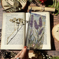Lavender Floral Stained Glass Bookmarks