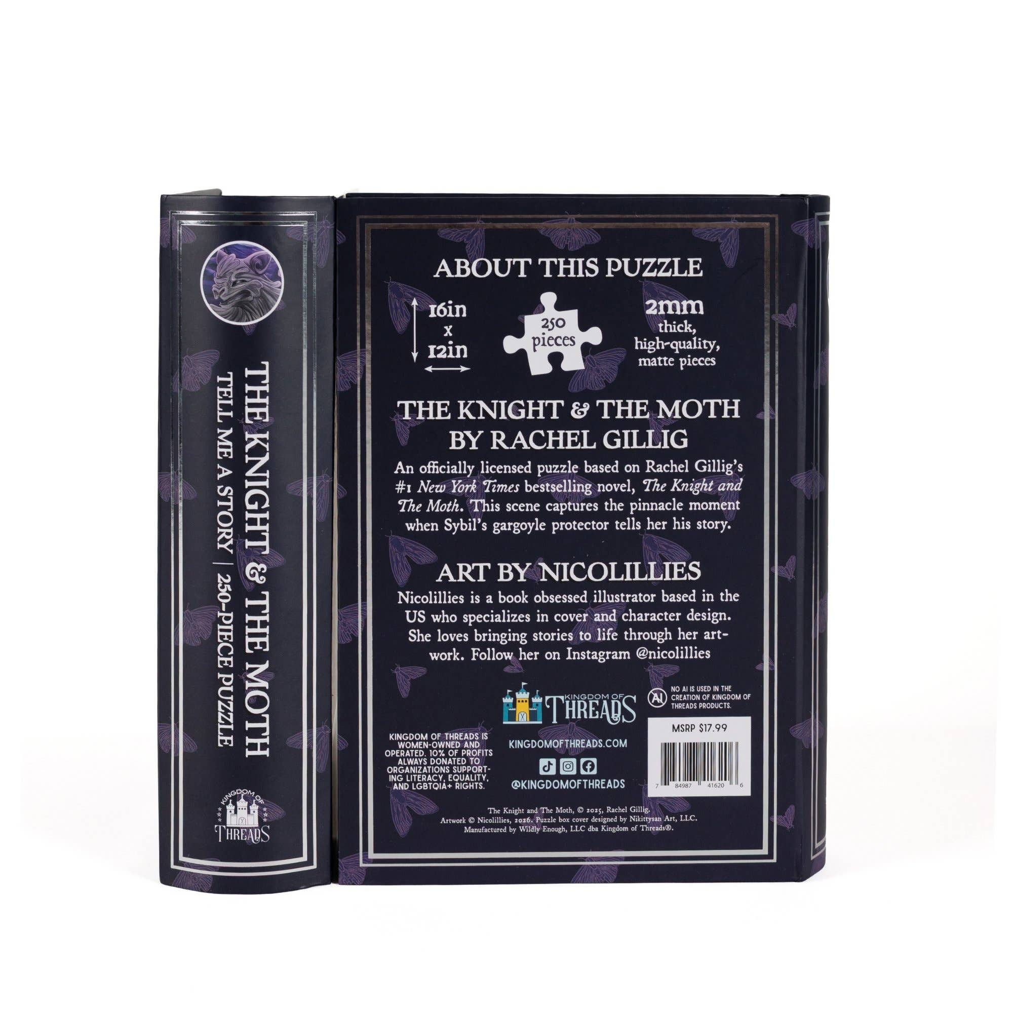 Tell Me a Story Keepsake Puzzle | The Knight and the Moth