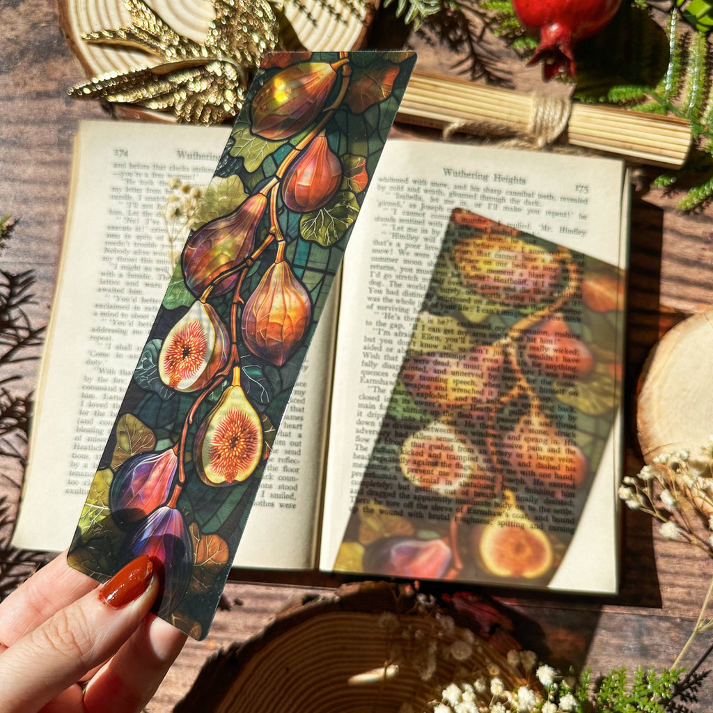 Fig Stained Glass Bookmarks
