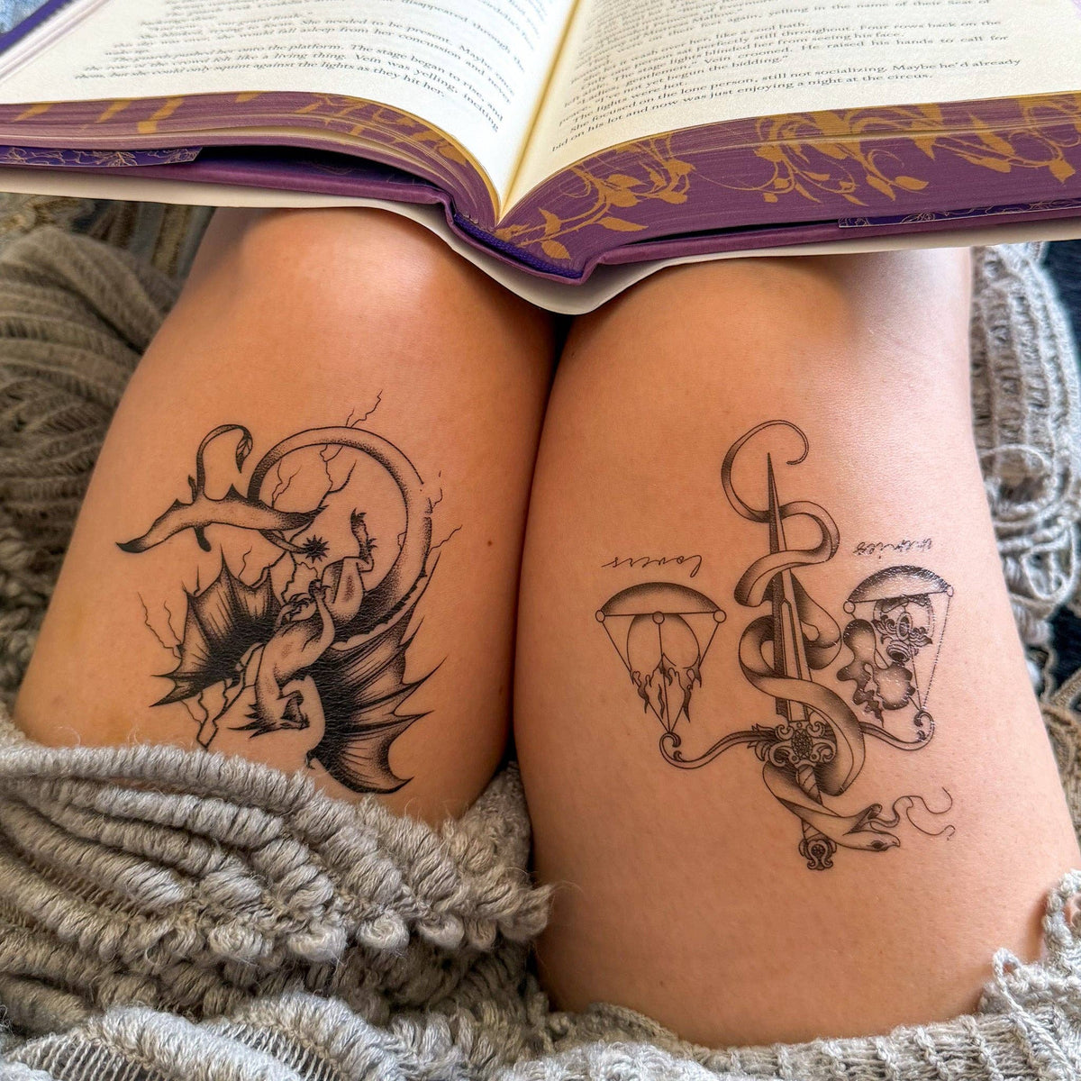 Enemies To Lovers Book Tropes Temporary Tattoo Bookish Gift Book Store Merch