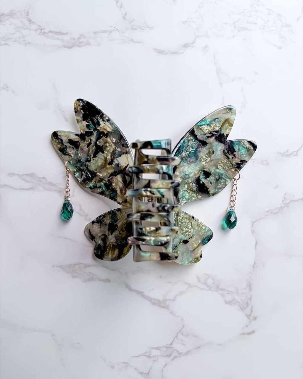 Sage Green Fairy Wings Claw Clip | Hair Clip | Fantasy Gifts