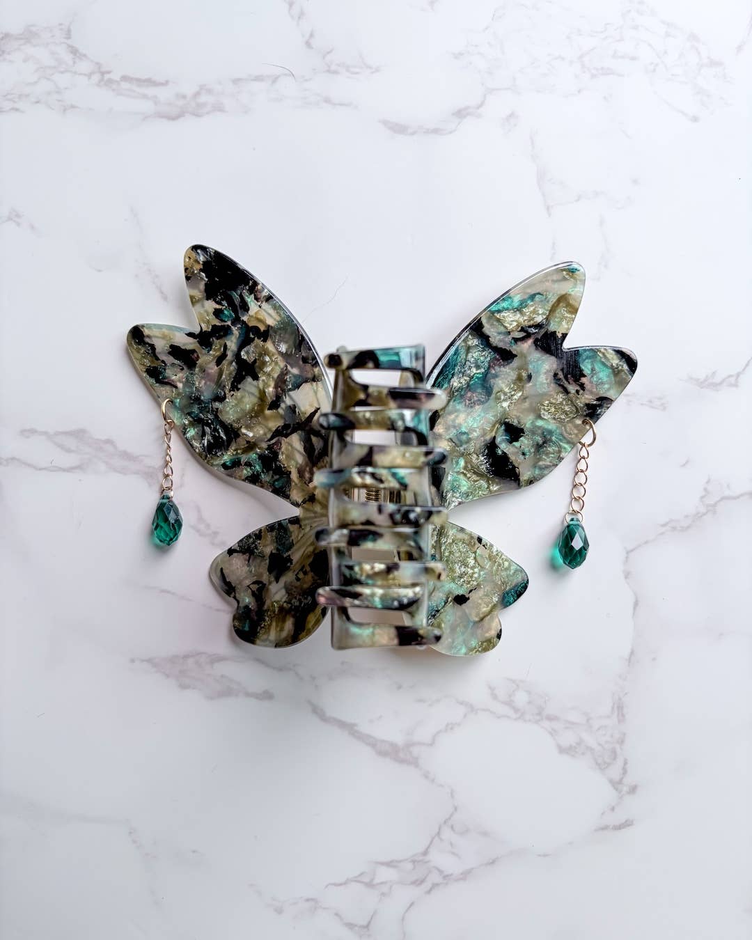 Sage Green Fairy Wings Claw Clip | Hair Clip | Fantasy Gifts