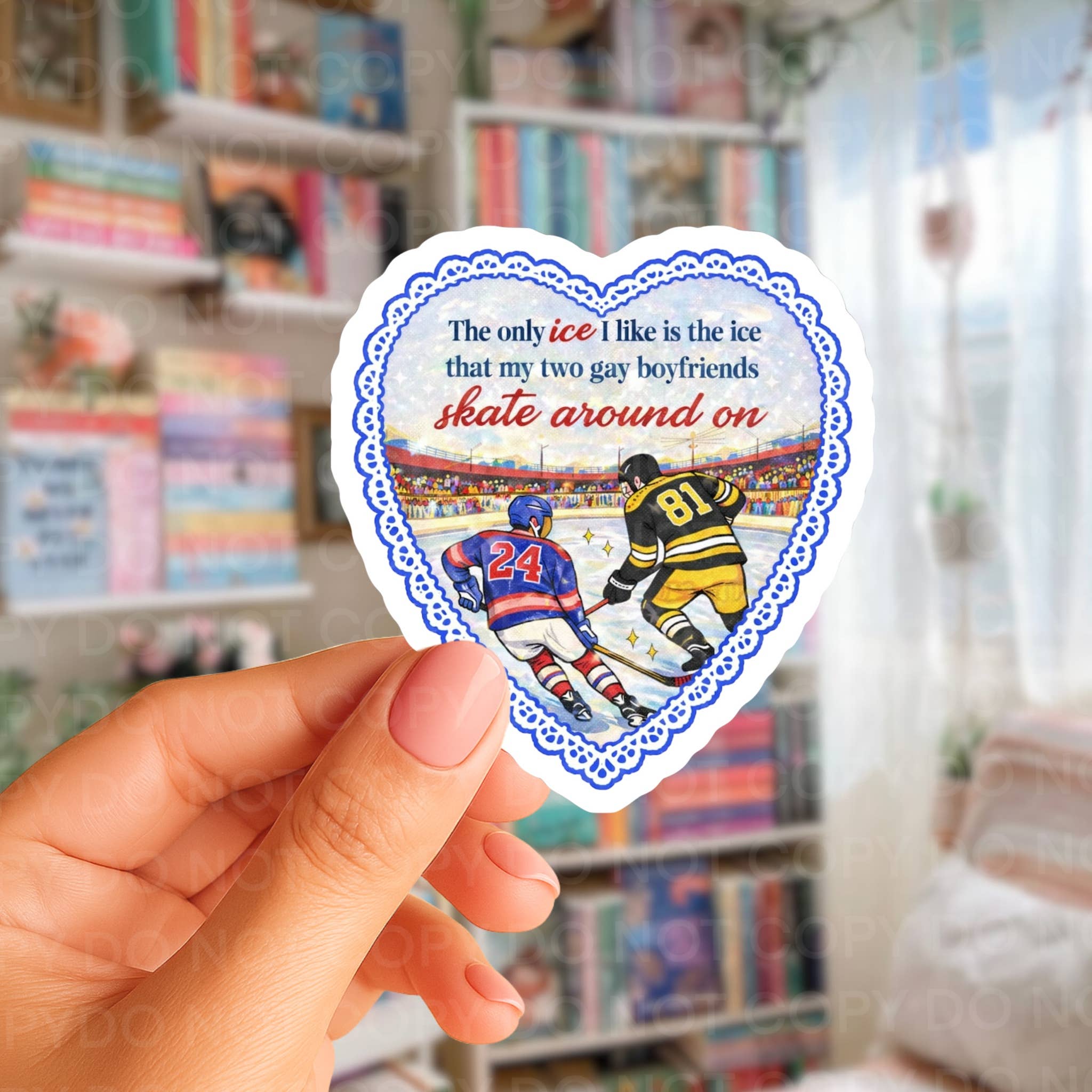 The Only Ice I Like, Hockey Romance, Bookish Sticker